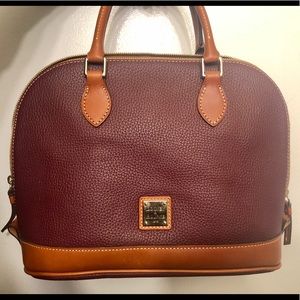 Dooney & Bourke Zip Zip Satchel (Bordeaux)